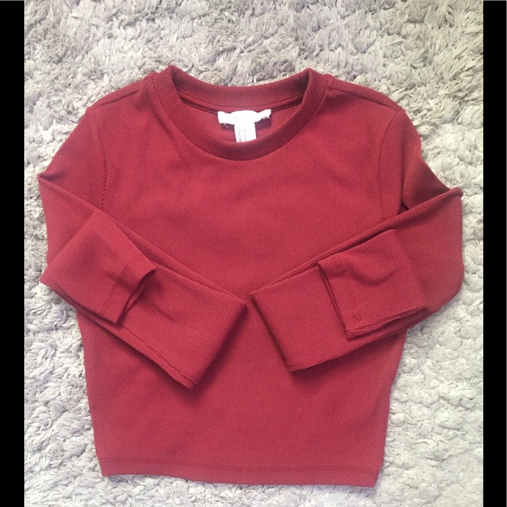 Forever 21 Long Sleeve Crop Top - Picture 3 of 4